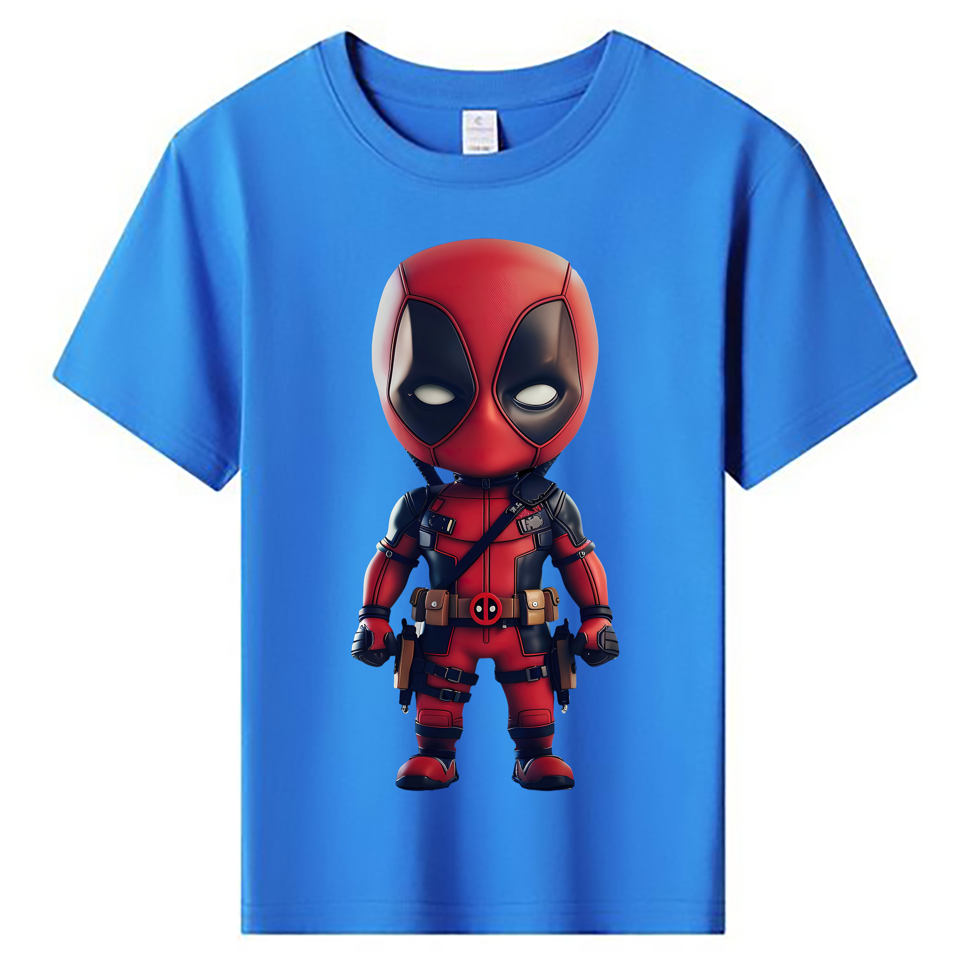 （画像用） Deadpool デッドプール 綿100％キッズTシャツ（フロントプリント）